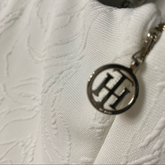 Tommy Hilfiger Ivory / Winter White Textured Sheath Dress Size 6 - Picture 10 of 12